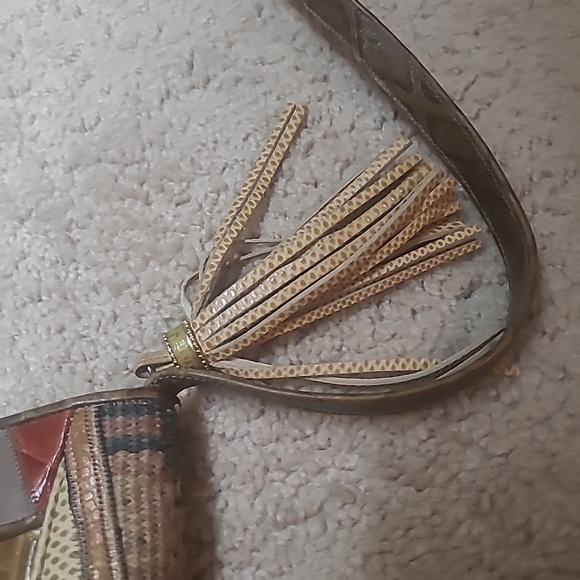 Sharif Colorful Patchwork Crossbody Bag - Picture 5 of 15